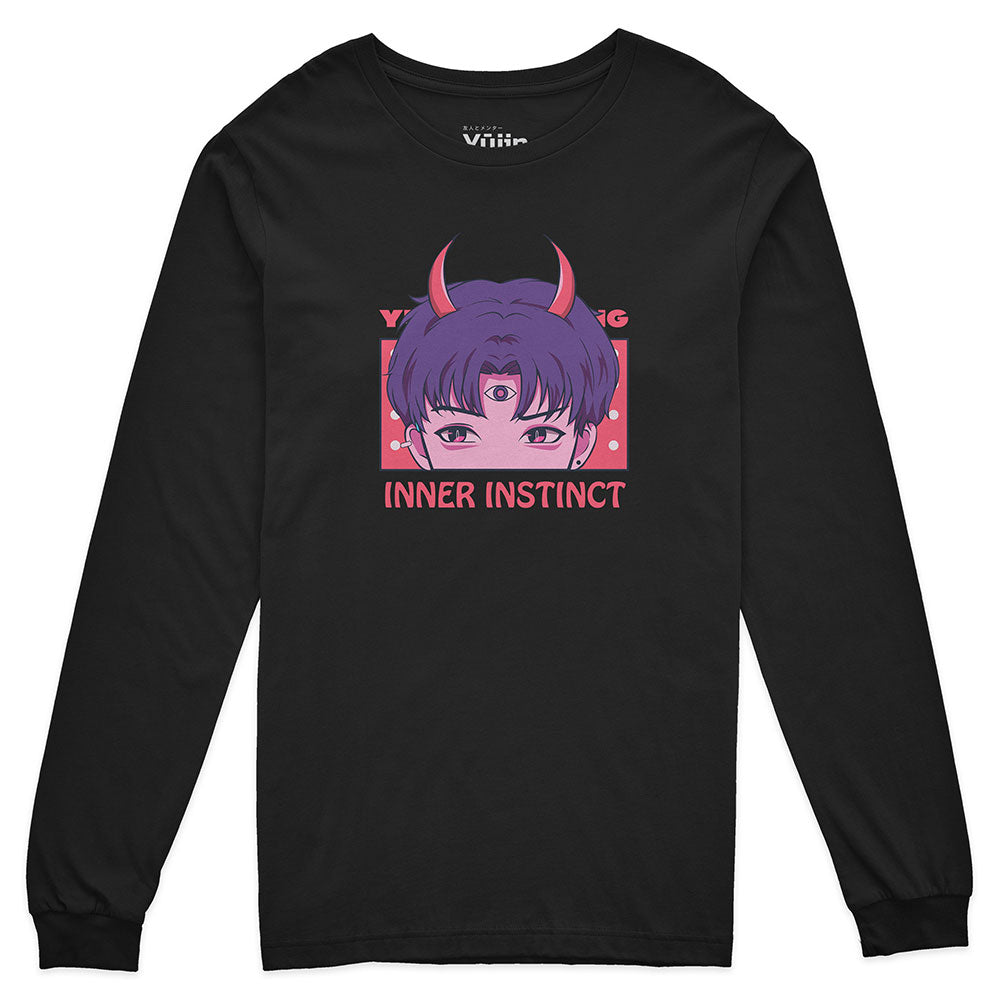 Inner Instinct Long Sleeve T-Shirt | Yūjin Japanese Anime Streetwear Clothing