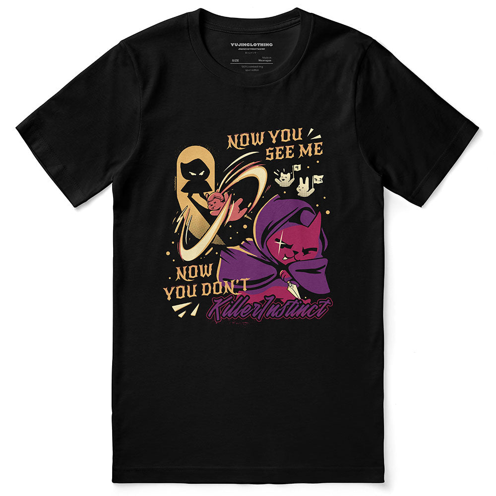 Killer Instinct Cat T-Shirt | Yūjin Japanese Anime Streetwear Clothing