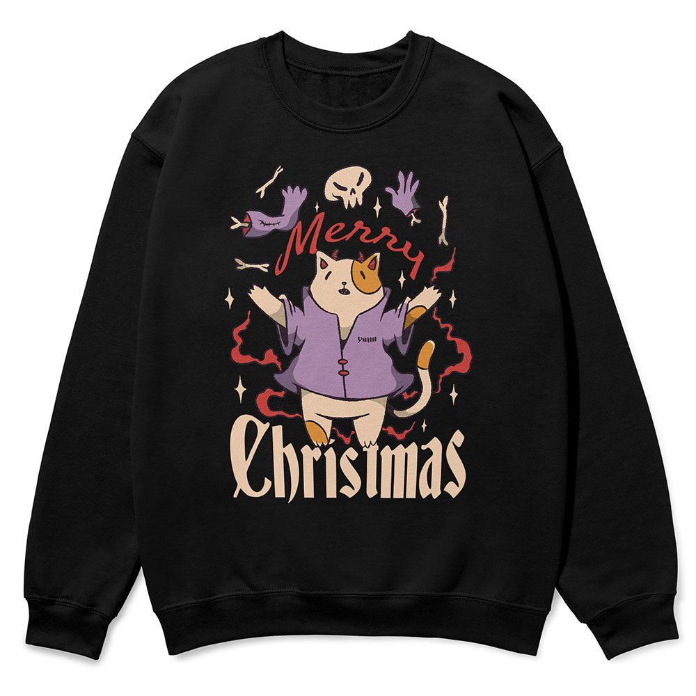 Cat Merry Christmas Sweatshirt | Yūjin Japanese Anime Streetwear Clothing