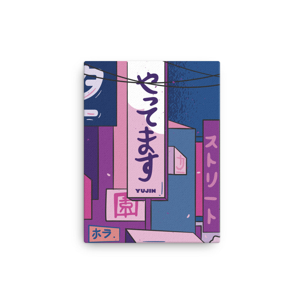 Tokyo City Canvas Poster | Yūjin Japanese Anime Streetwear Clothing
