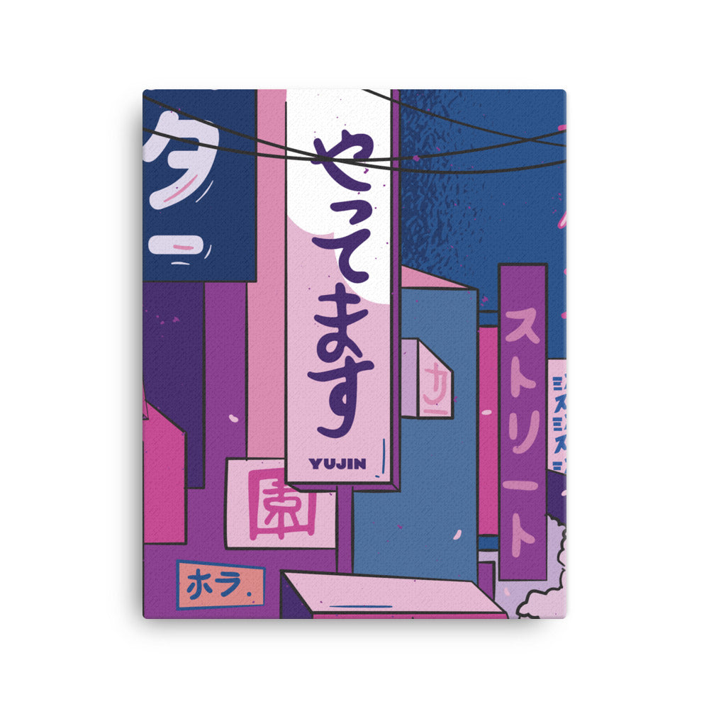Tokyo City Canvas Poster | Yūjin Japanese Anime Streetwear Clothing
