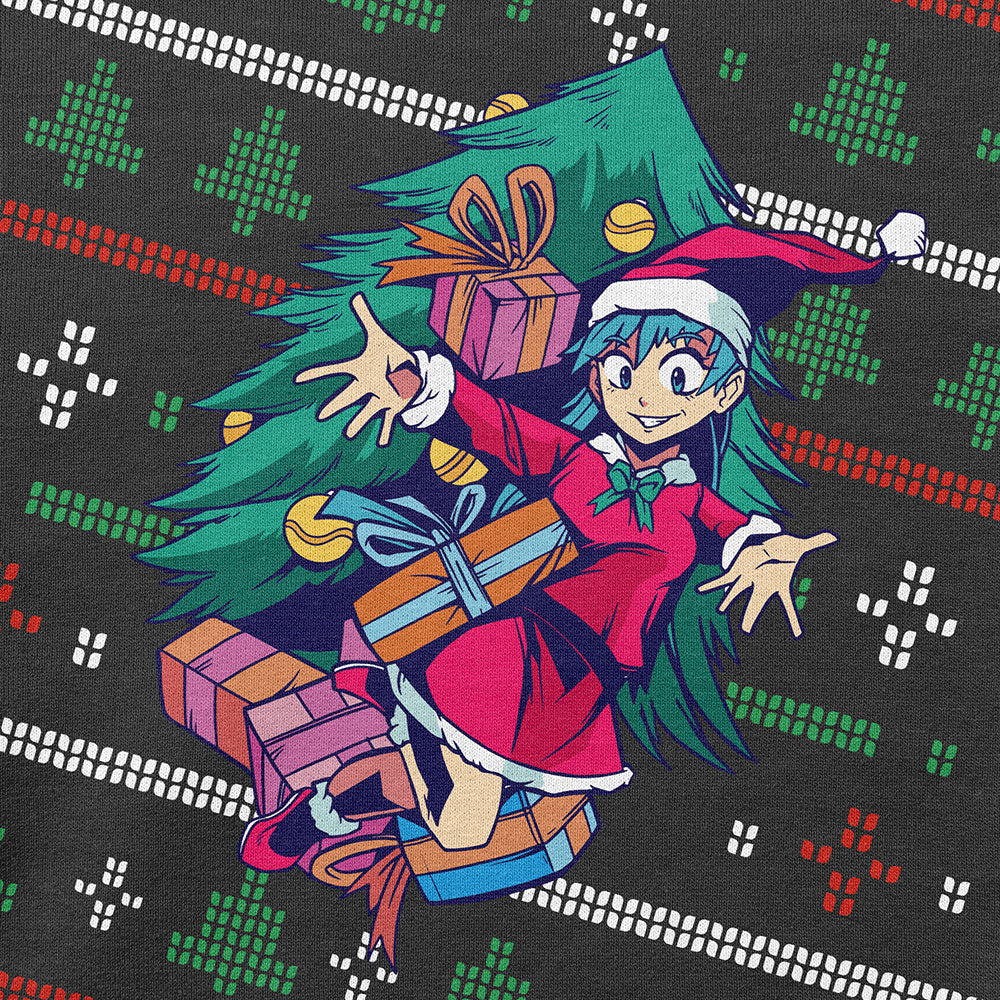 Merry Christmas Girl Ugly Sweatshirt | Yūjin Japanese Anime Streetwear Clothing