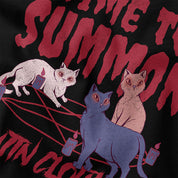Time To Summon Cat T-Shirt | Yūjin Japanese Anime Streetwear Clothing