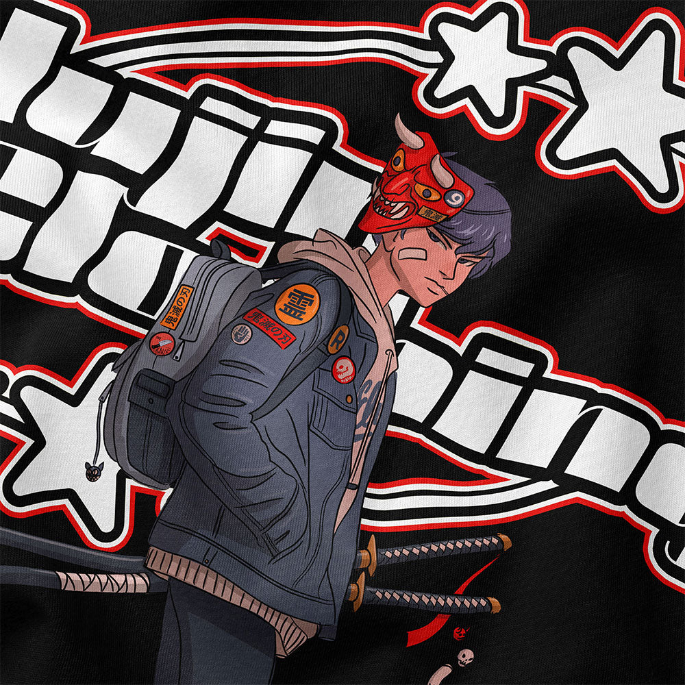 Streetwear Demon T-Shirt | Yūjin Japanese Anime Streetwear Clothing