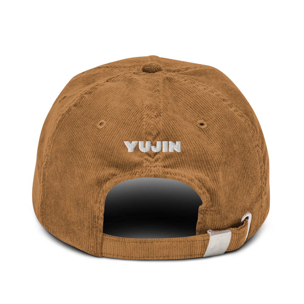 Amazed Cat Corduroy Hat | Yūjin Japanese Anime Streetwear Clothing