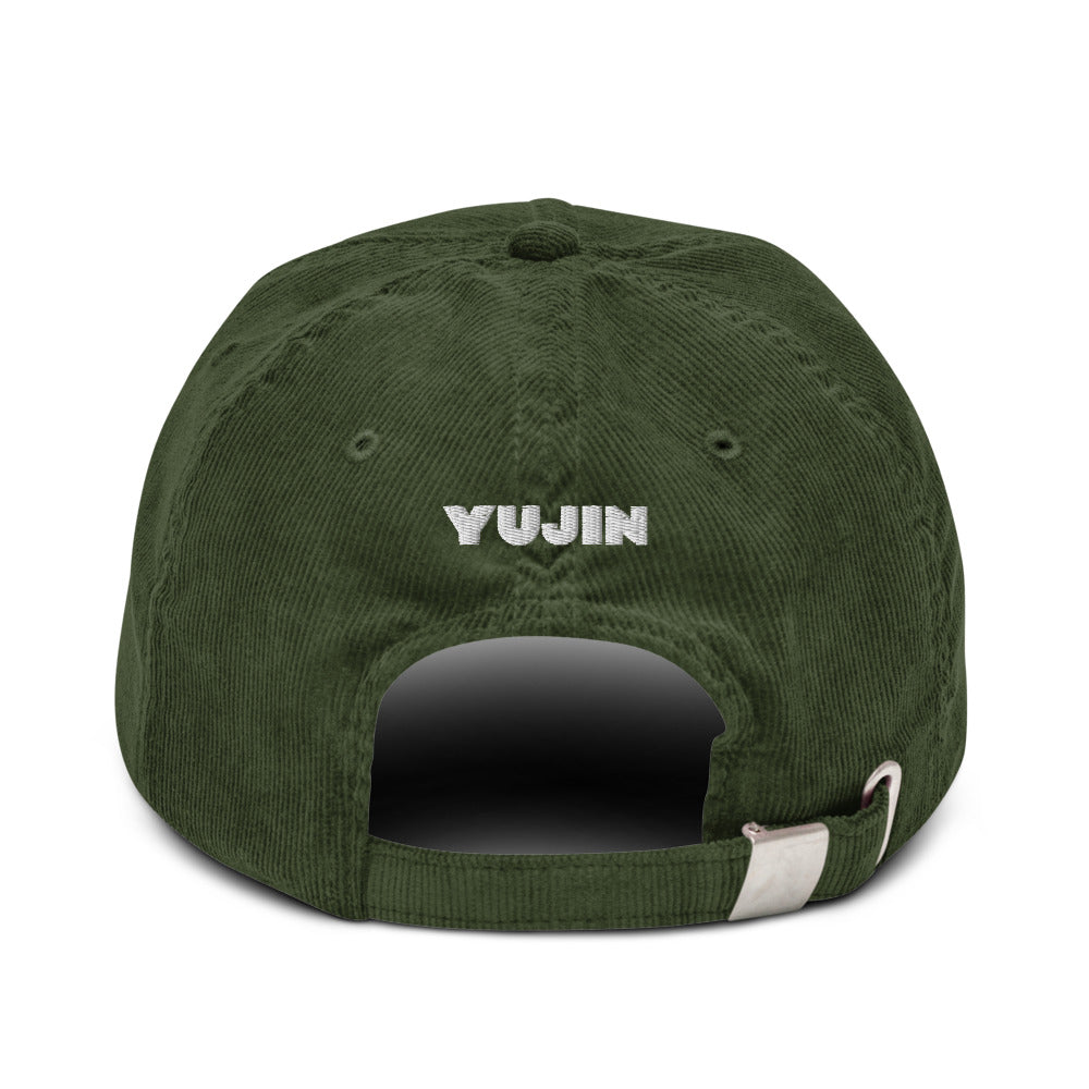 Amazed Cat Corduroy Hat | Yūjin Japanese Anime Streetwear Clothing