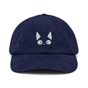 Amazed Cat Corduroy Hat | Yūjin Japanese Anime Streetwear Clothing