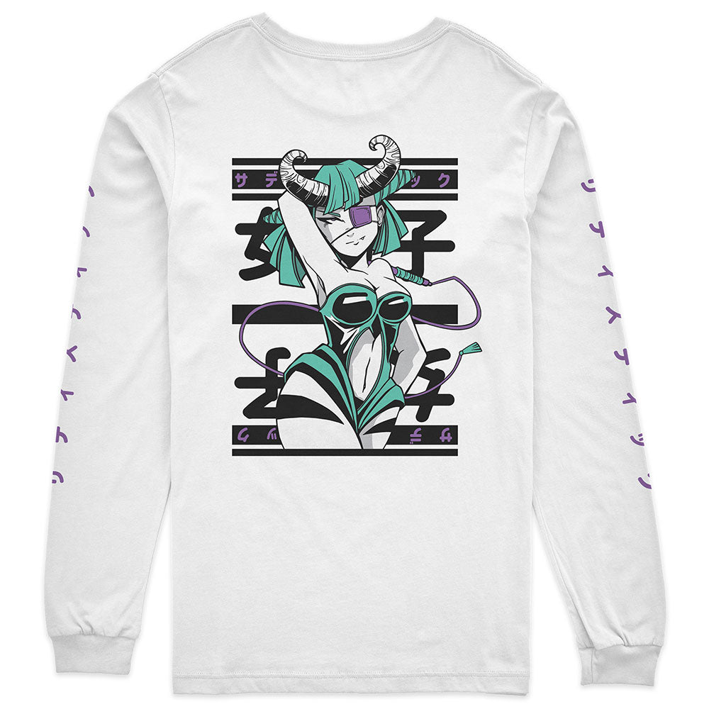 Sexy Demon Long Sleeve T-Shirt | Yjin Japanese Anime Streetwear Yjin Clothing Sexy Demon Long Sleeve T-Shirt | Yjin Japanese Anime Streetwear Yjin Clothing
