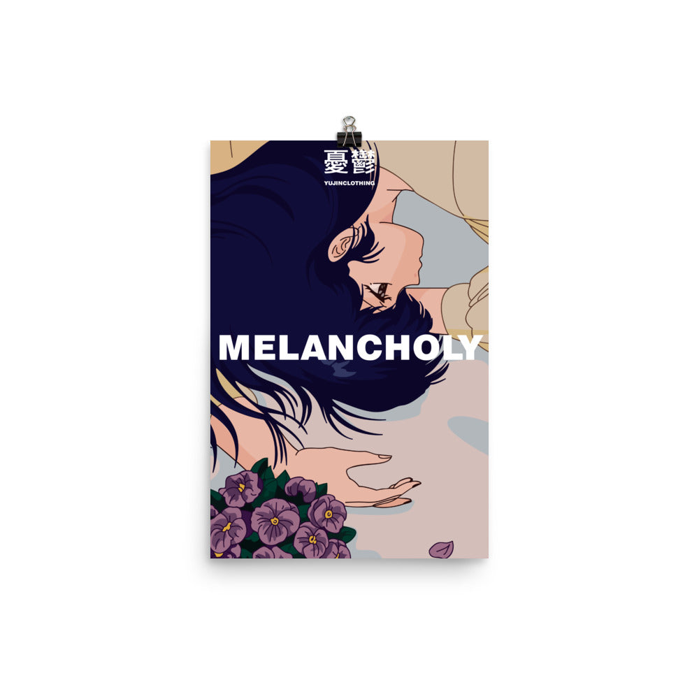 Melancholy Poster | Yūjin Japanese Anime Streetwear Clothing