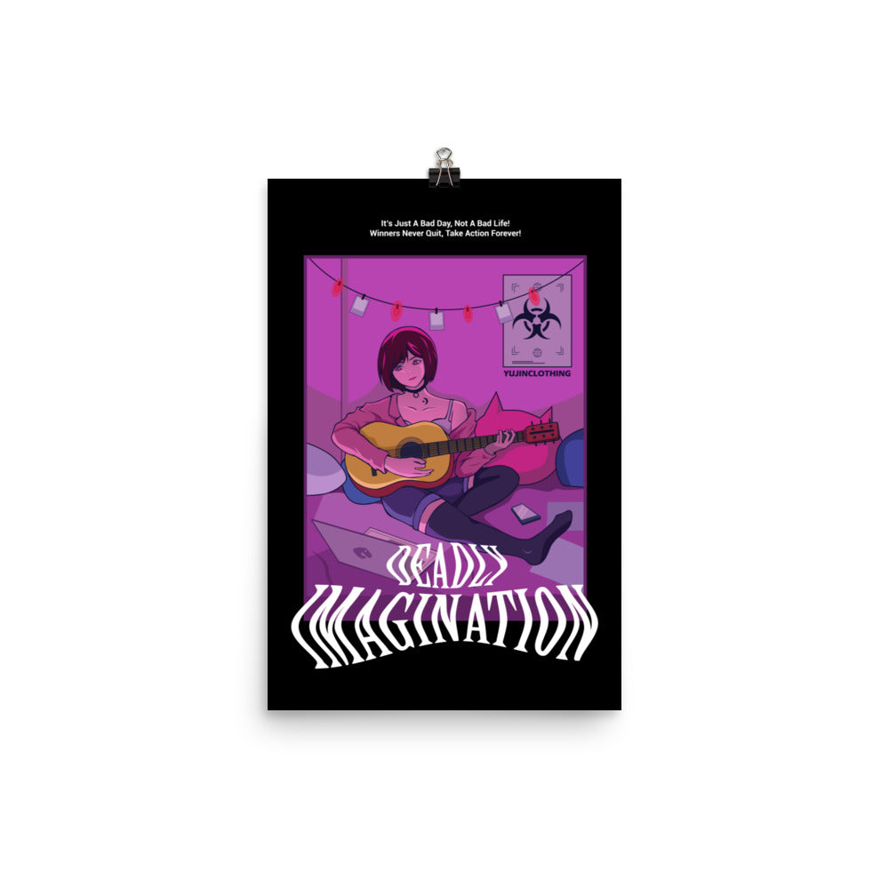 Deadly Imagination Poster | Yūjin Japanese Anime Streetwear Clothing