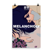 Melancholy Poster | Yūjin Japanese Anime Streetwear Clothing