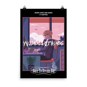 Dream Big Poster | Yūjin Japanese Anime Streetwear Clothing