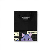 Vaporwave Cat T-Shirt | Yūjin Japanese Anime Streetwear Clothing