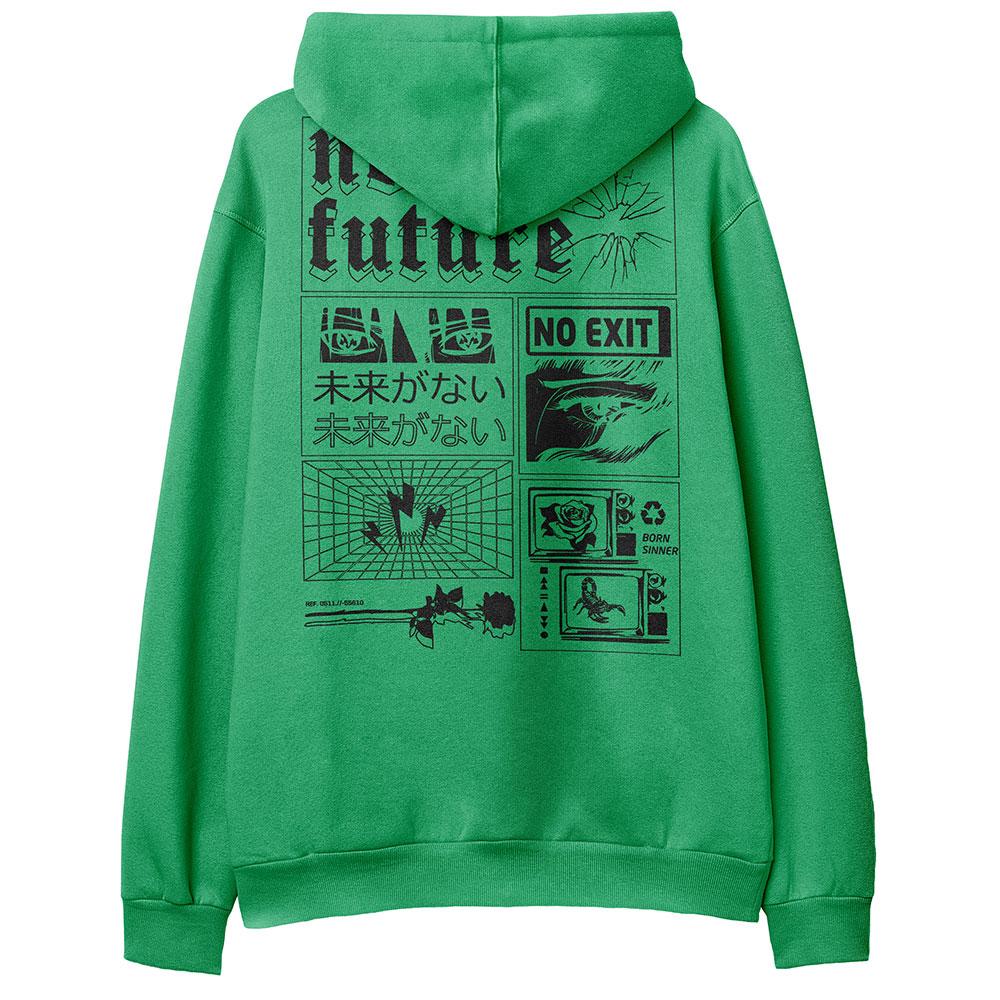 No Future Hoodie | Yūjin Japanese Anime Streetwear Clothing