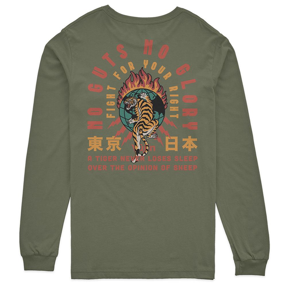No Guts Long Sleeve T-Shirt | Yūjin Japanese Anime Streetwear Clothing