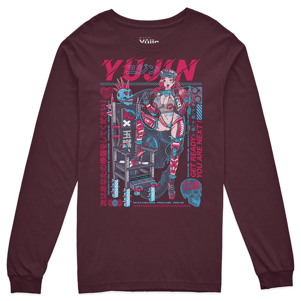 Get Ready Long Sleeve T-Shirt | Yūjin Japanese Anime Streetwear Clothing