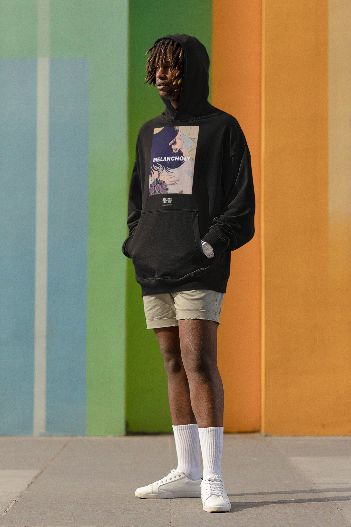 Melancholy Hoodie | Yūjin Japanese Anime Streetwear Clothing