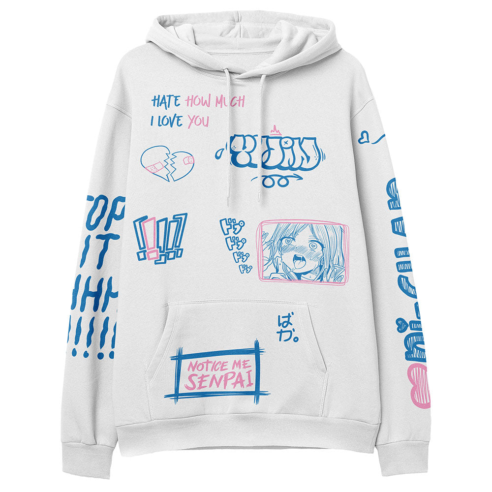 Notice Me Hoodie | Yūjin Japanese Anime Streetwear Clothing