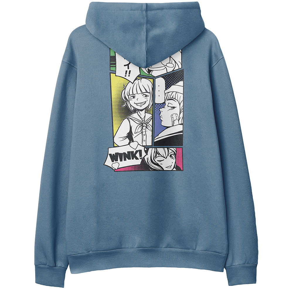 Wink! Hoodie | Yūjin Japanese Anime Streetwear Clothing