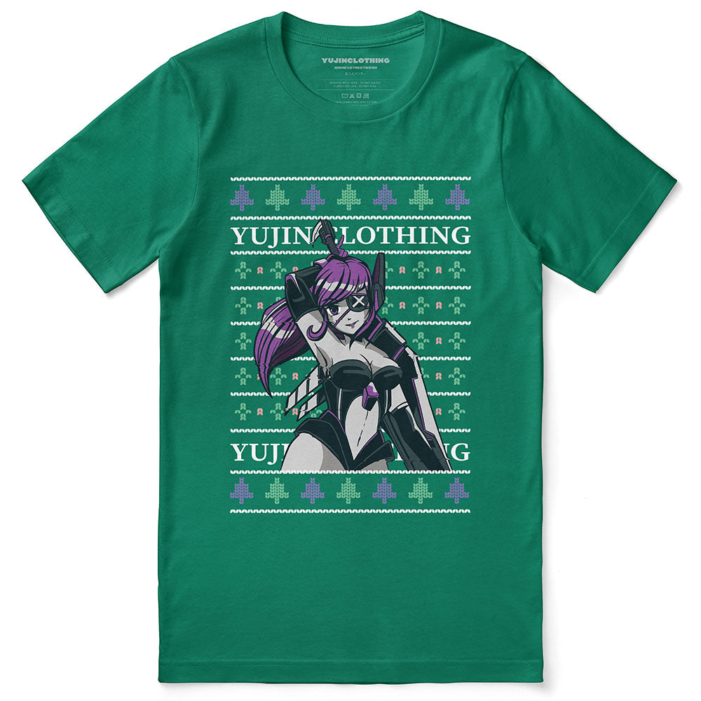 Cypher Girl Christmas T-Shirt | Yūjin Japanese Anime Streetwear Clothing