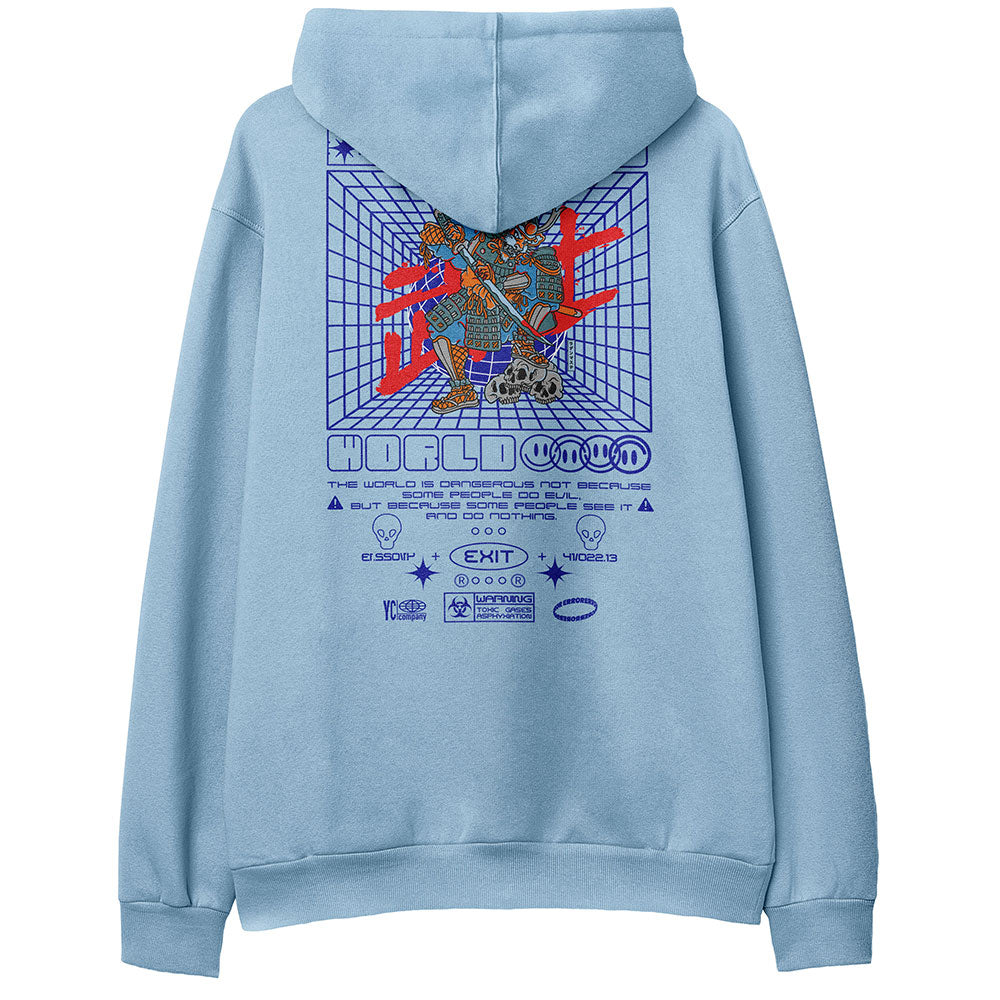 Warning Hoodie | Yūjin Japanese Anime Streetwear Clothing