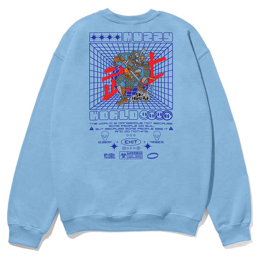 Warning Sweatshirt | Yūjin Japanese Anime Streetwear Clothing