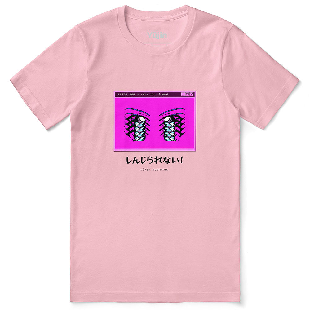 Love Not Found T-Shirt | Yūjin Japanese Anime Streetwear Clothing