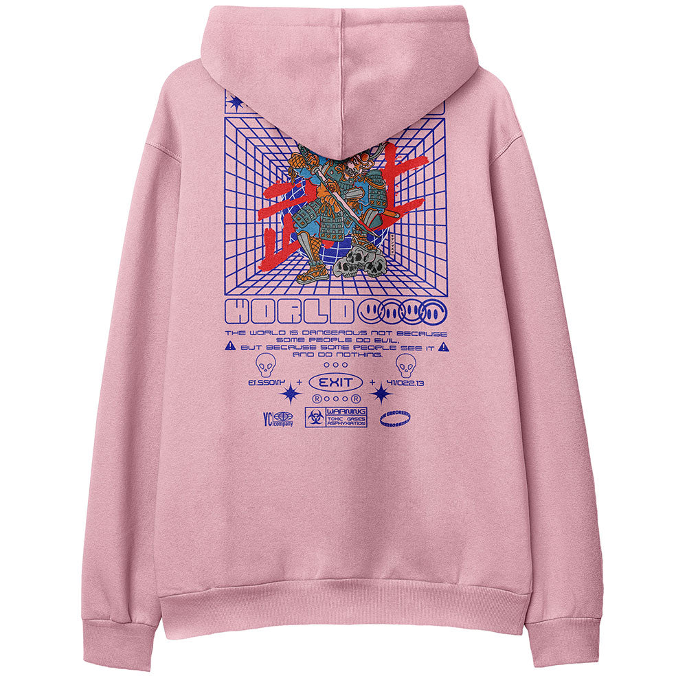 Warning Hoodie | Yūjin Japanese Anime Streetwear Clothing