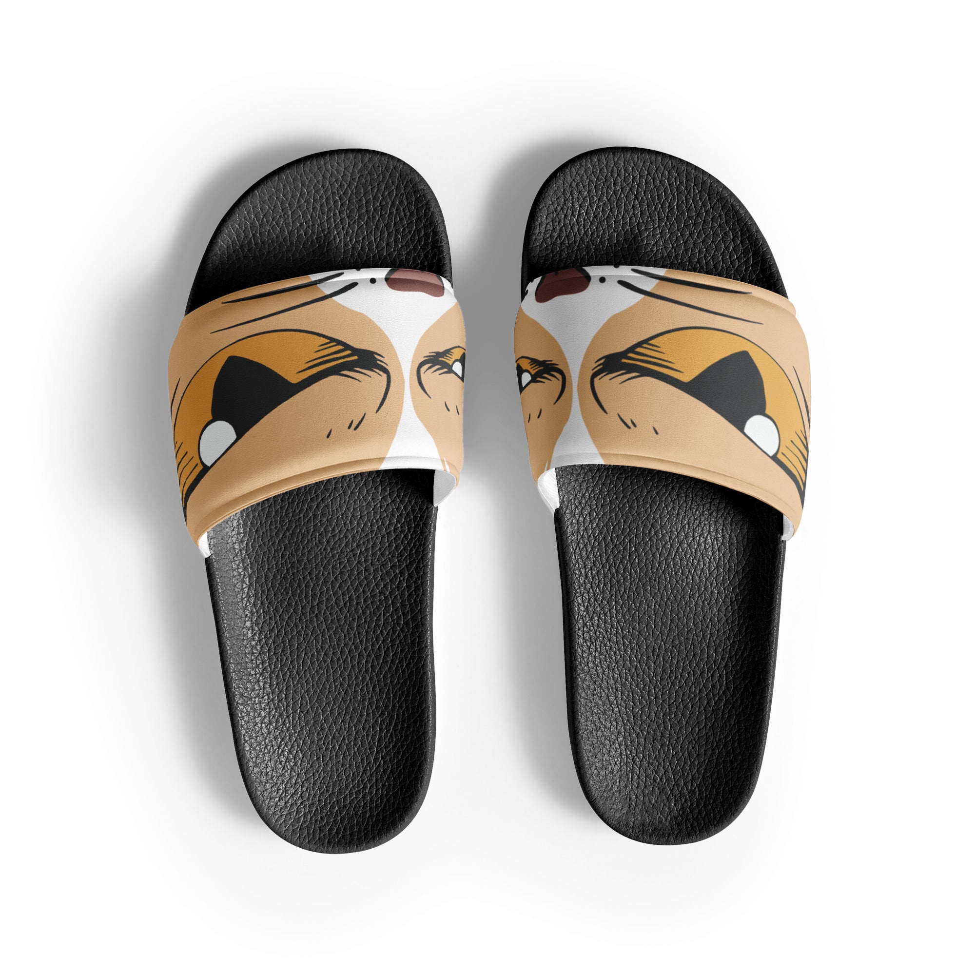 Scary Cat Eyes Slides | Yūjin Japanese Anime Streetwear Clothing