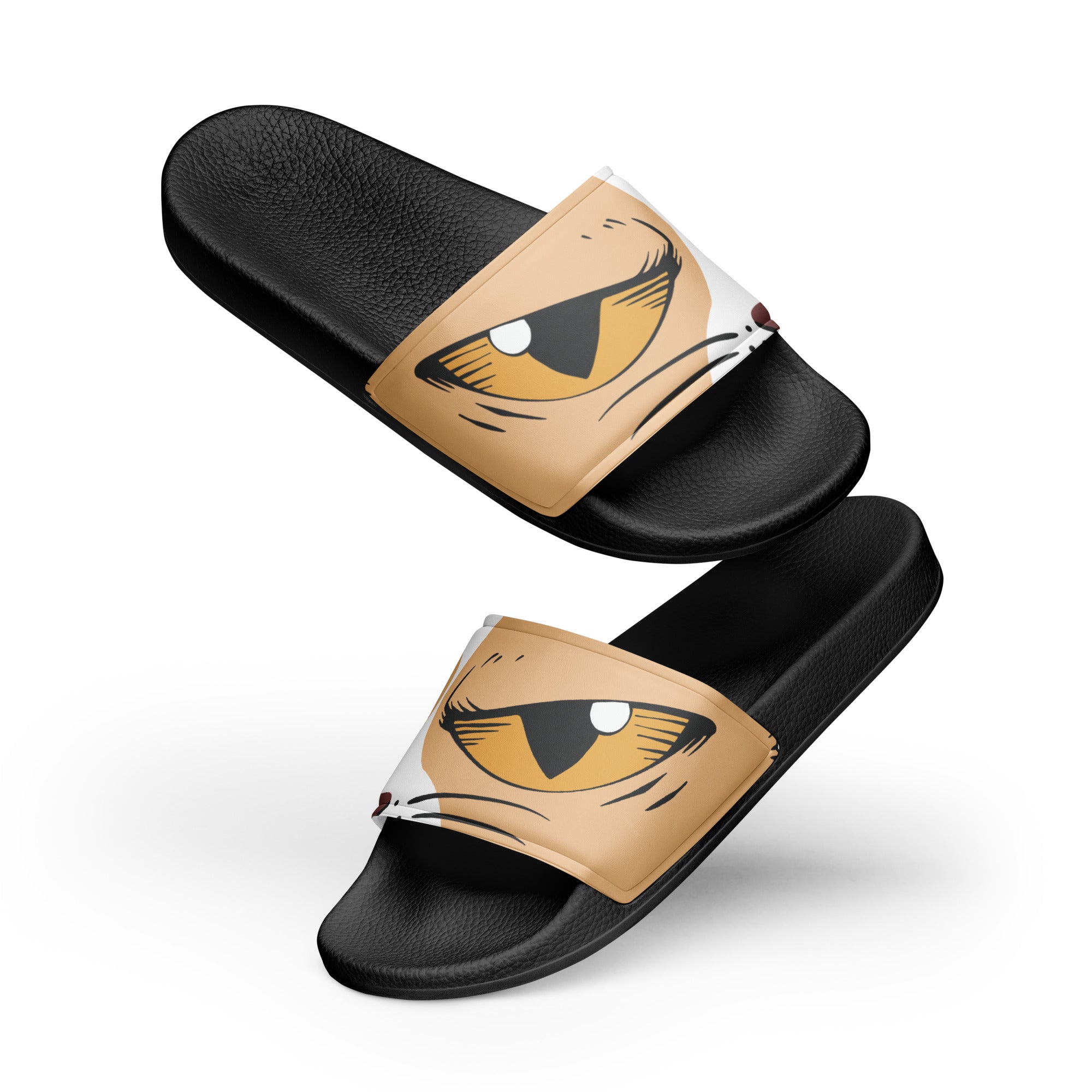 Scary Cat Eyes Slides | Yūjin Japanese Anime Streetwear Clothing