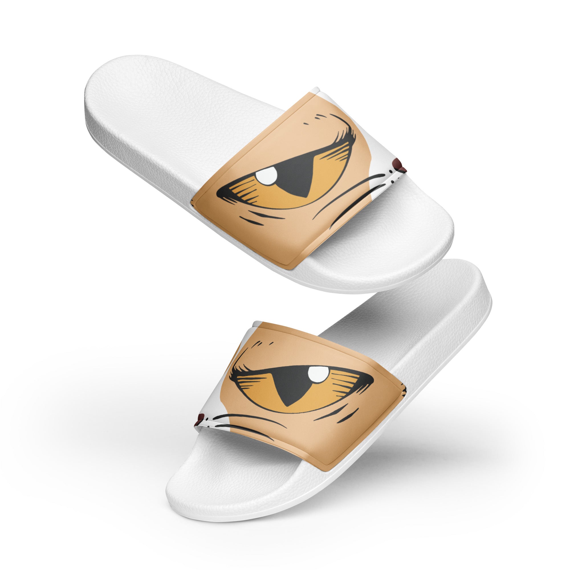 Scary Cat Eyes Slides | Yūjin Japanese Anime Streetwear Clothing