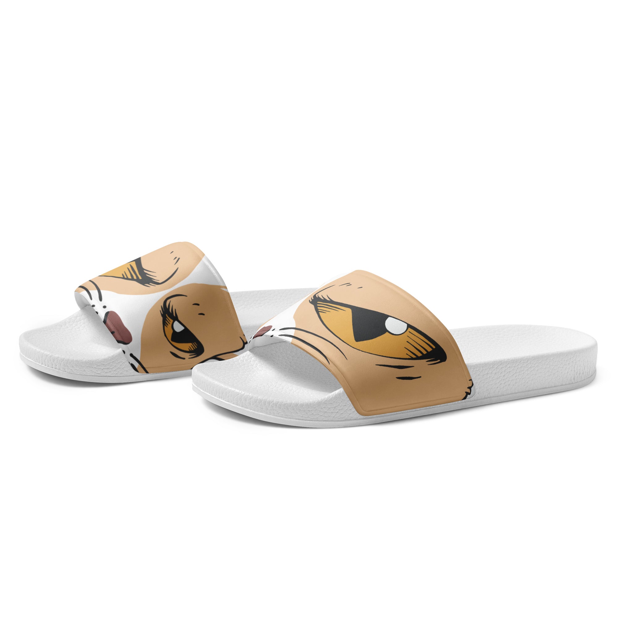 Scary Cat Eyes Slides | Yūjin Japanese Anime Streetwear Clothing