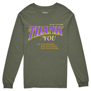 Thank You Long Sleeve T-Shirt | Yūjin Japanese Anime Streetwear
