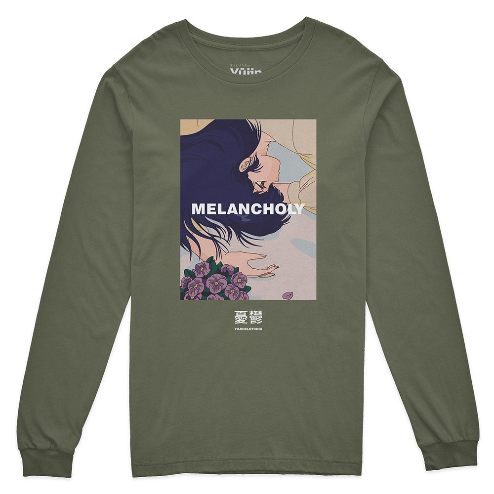 Melancholy Long Sleeve T-Shirt | Yūjin Japanese Anime Streetwear Clothing