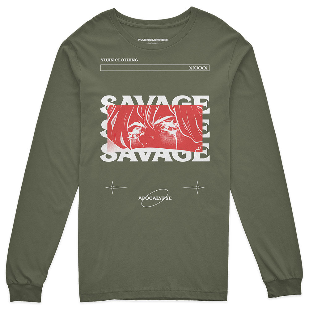 Apocalypse Sleeve T-Shirt | Yūjin Japanese Anime Streetwear Clothing