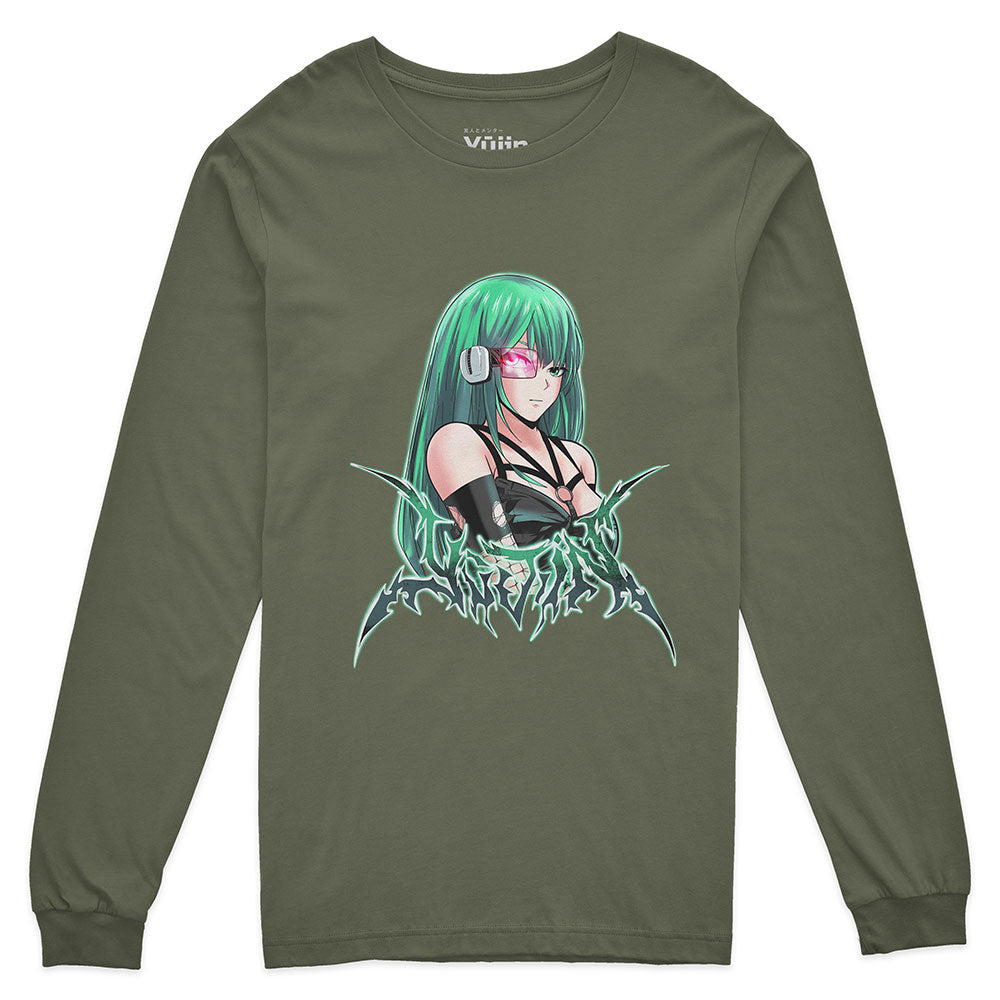 Power Level Long Sleeve T-Shirt | Yūjin Japanese Anime Streetwear