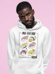 Sushi Cats Hoodie | Yūjin Japanese Anime Streetwear Clothing