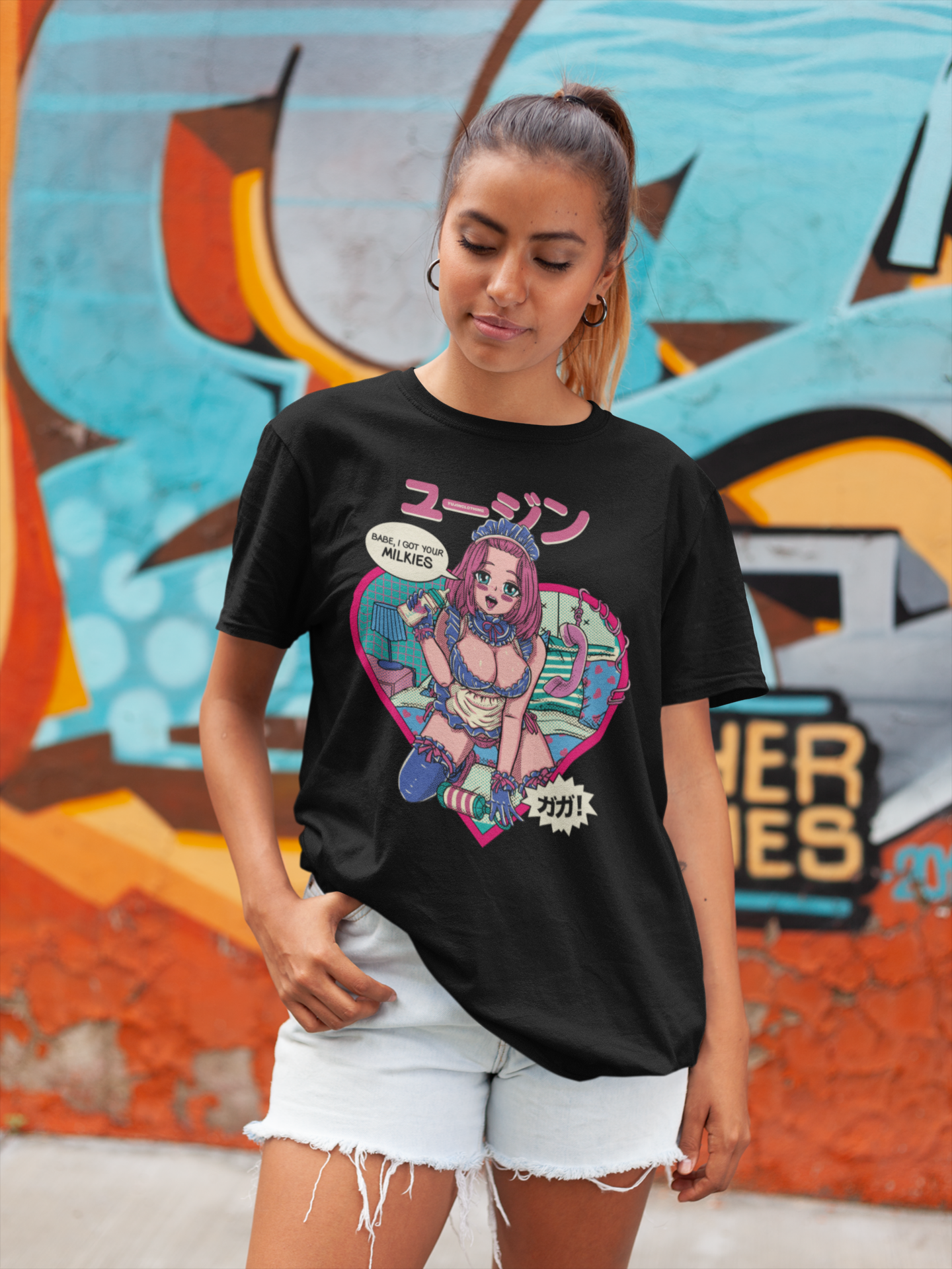 Got Your Milkies T-Shirt | Yūjin Japanese Anime Streetwear Clothing