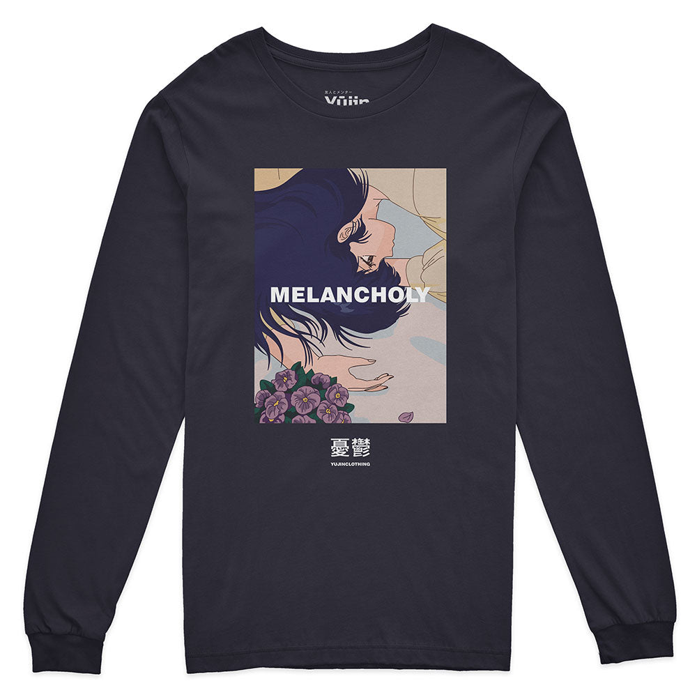 Melancholy Long Sleeve T-Shirt | Yūjin Japanese Anime Streetwear Clothing