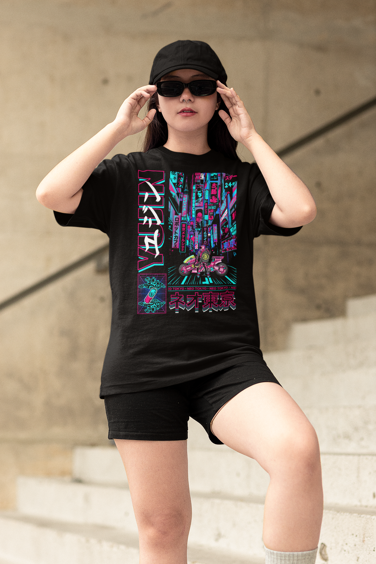 Neo Tokyo T-Shirt | Yūjin Japanese Anime Streetwear Clothing