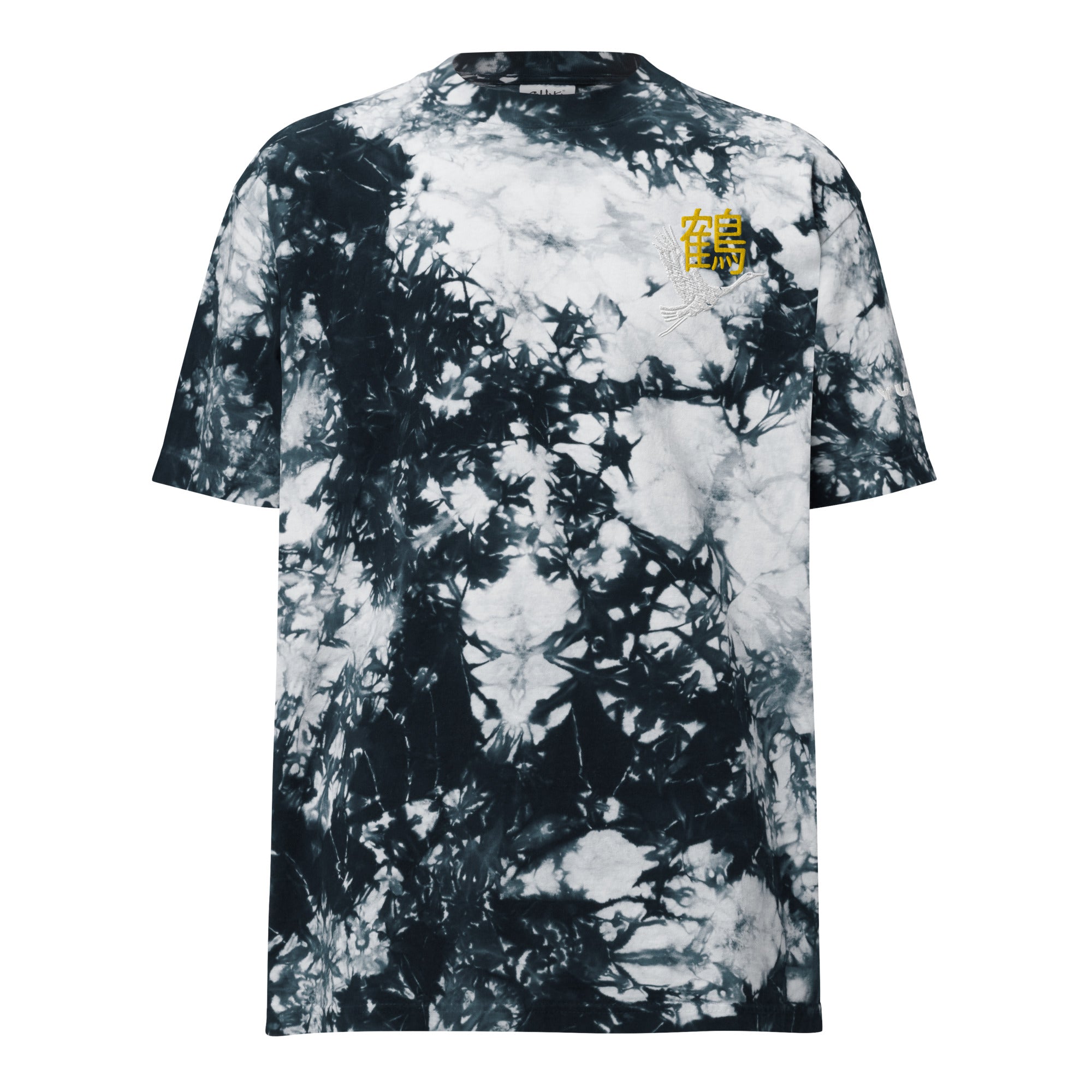 Tancho-zuru Tie-Dye T-Shirt | Yūjin Japanese Anime Streetwear Clothing
