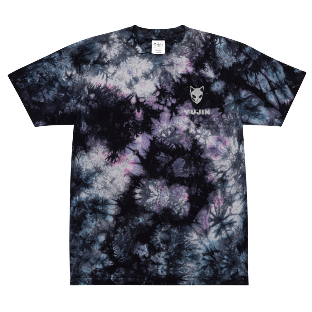 Kitsune Mask Tie-Dye T-Shirt | Yūjin Japanese Anime Streetwear Clothing