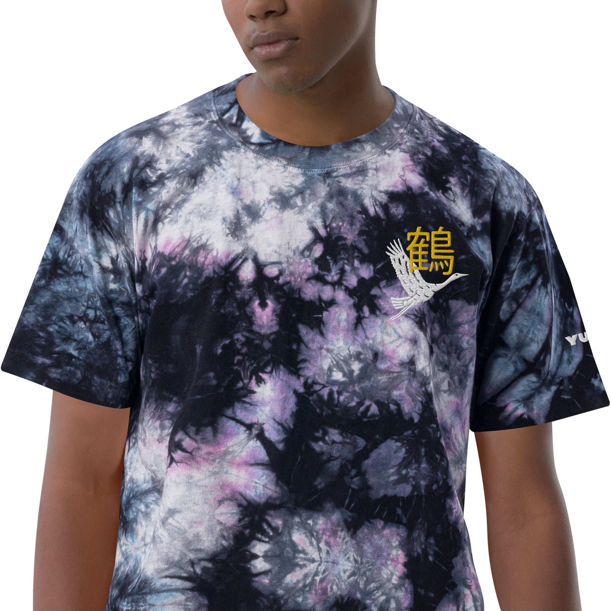 Tancho-zuru Tie-Dye T-Shirt | Yūjin Japanese Anime Streetwear Clothing