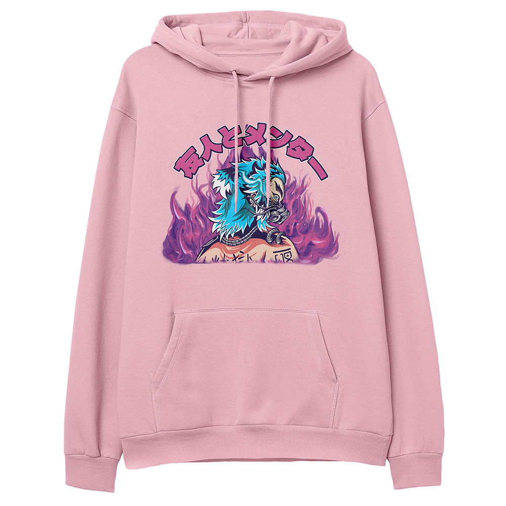 Flames Hoodie | Yūjin Japanese Anime Streetwear Clothing