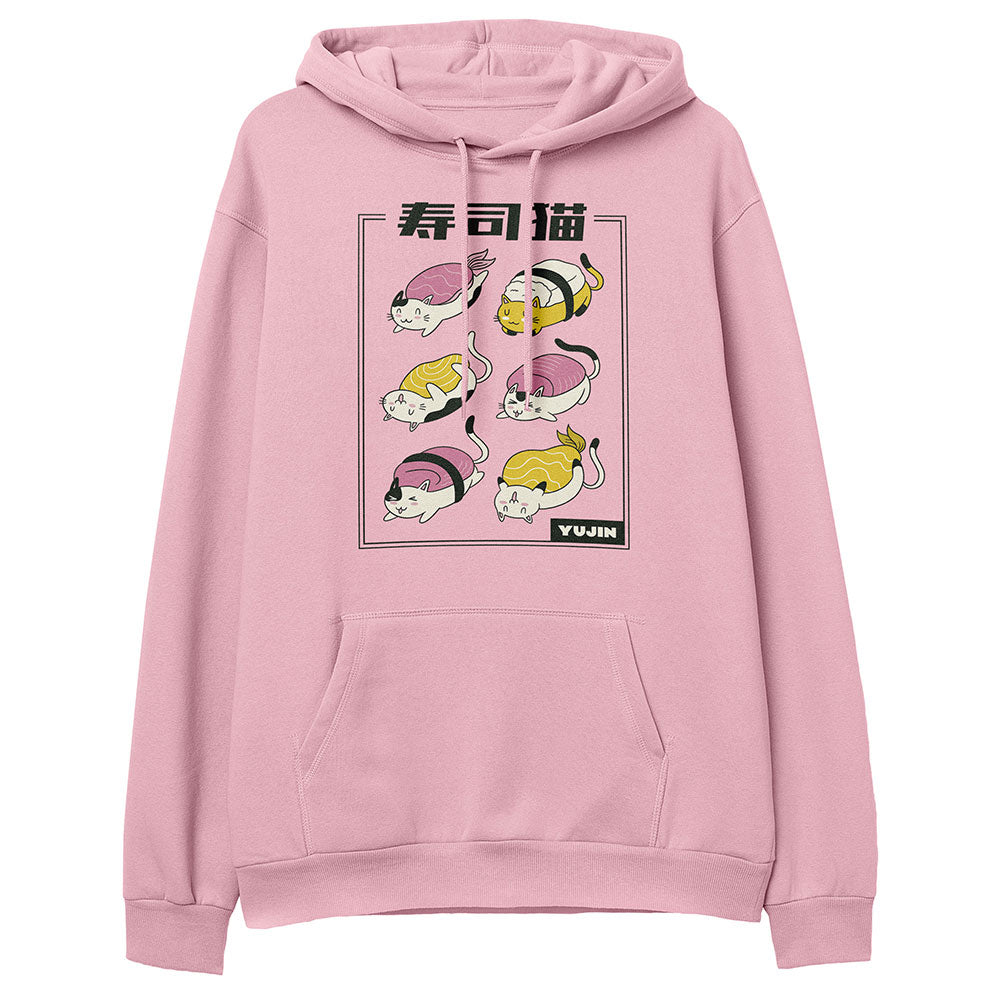 Sushi Cats Hoodie | Yūjin Japanese Anime Streetwear Clothing