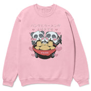 Cute Ramen Pandas Sweatshirt  | Yūjin Japanese Anime Streetwear Clothing