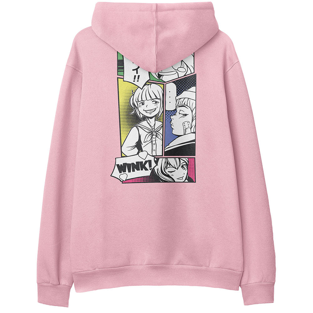 Wink! Hoodie | Yūjin Japanese Anime Streetwear Clothing