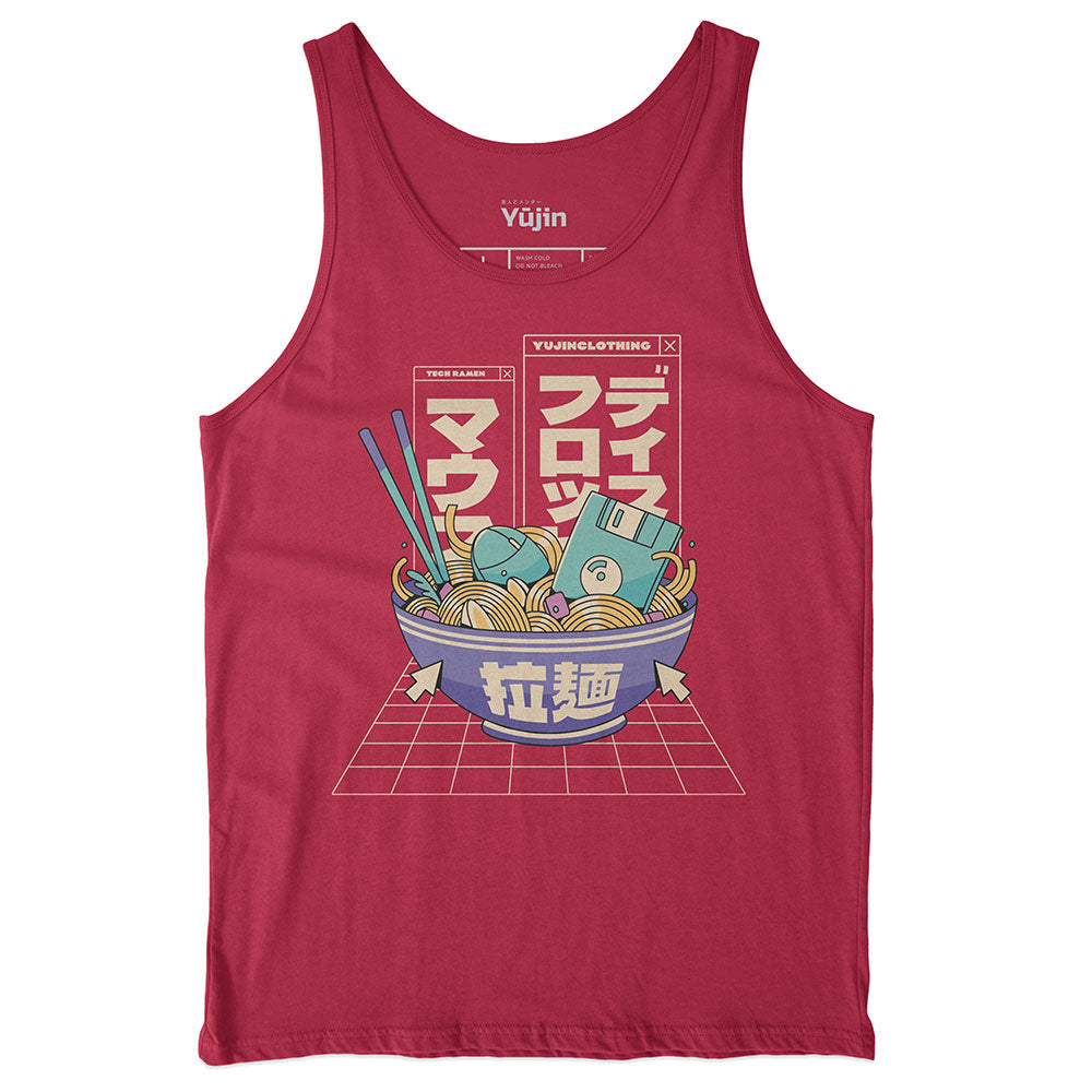 Tech Ramen Tank Top | Yūjin Japanese Anime Streetwear Clothing