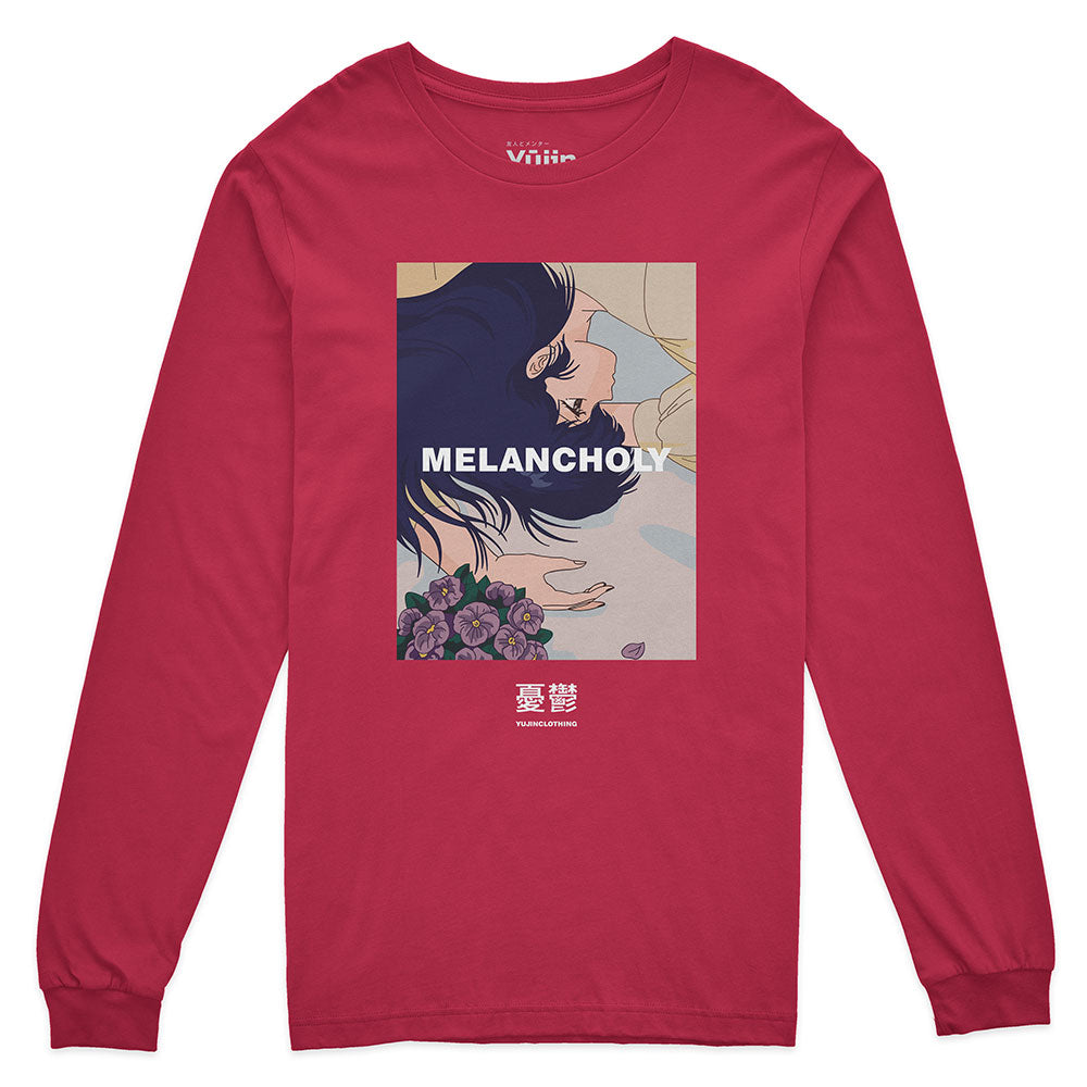 Melancholy Long Sleeve T-Shirt | Yūjin Japanese Anime Streetwear Clothing