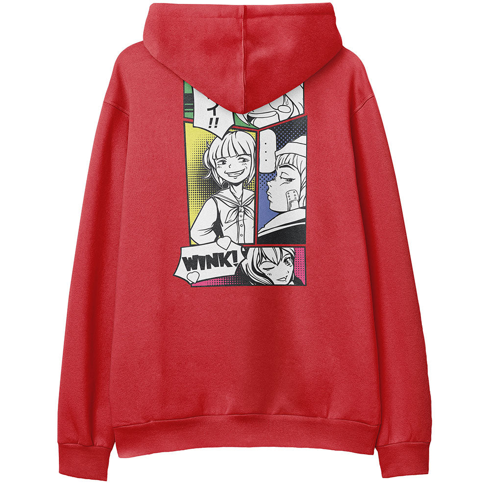 Wink! Hoodie | Yūjin Japanese Anime Streetwear Clothing